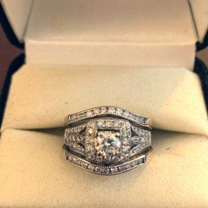 Diamond Egagment Ring/Wedding Set